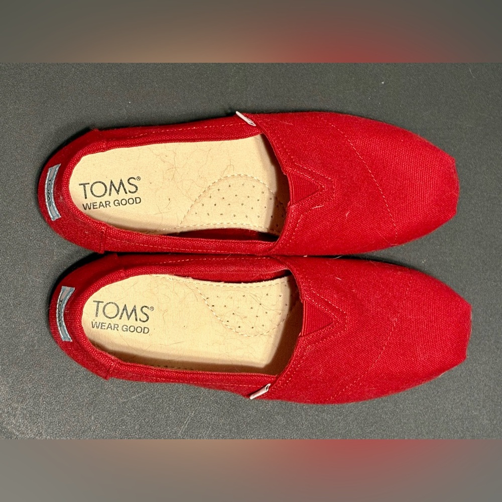 Toms Red Women's Flats